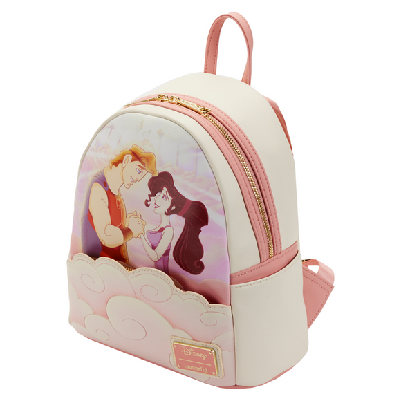 Loungefly: Disney - Hercules 25th Anniversary Meg and Hercule Mini Backpack - Bards & Cards
