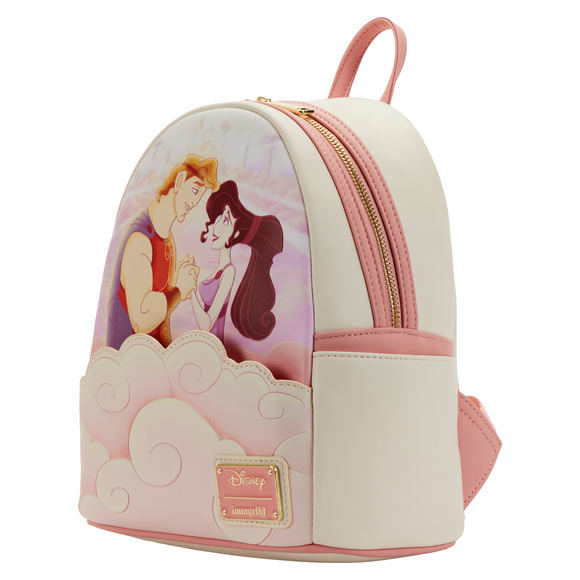 Loungefly: Disney - Hercules 25th Anniversary Meg and Hercule Mini Backpack - Bards & Cards