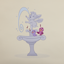 Loungefly: Disney - Hercules 25th Anniversary Meg and Hercule Mini Backpack - Bards & Cards