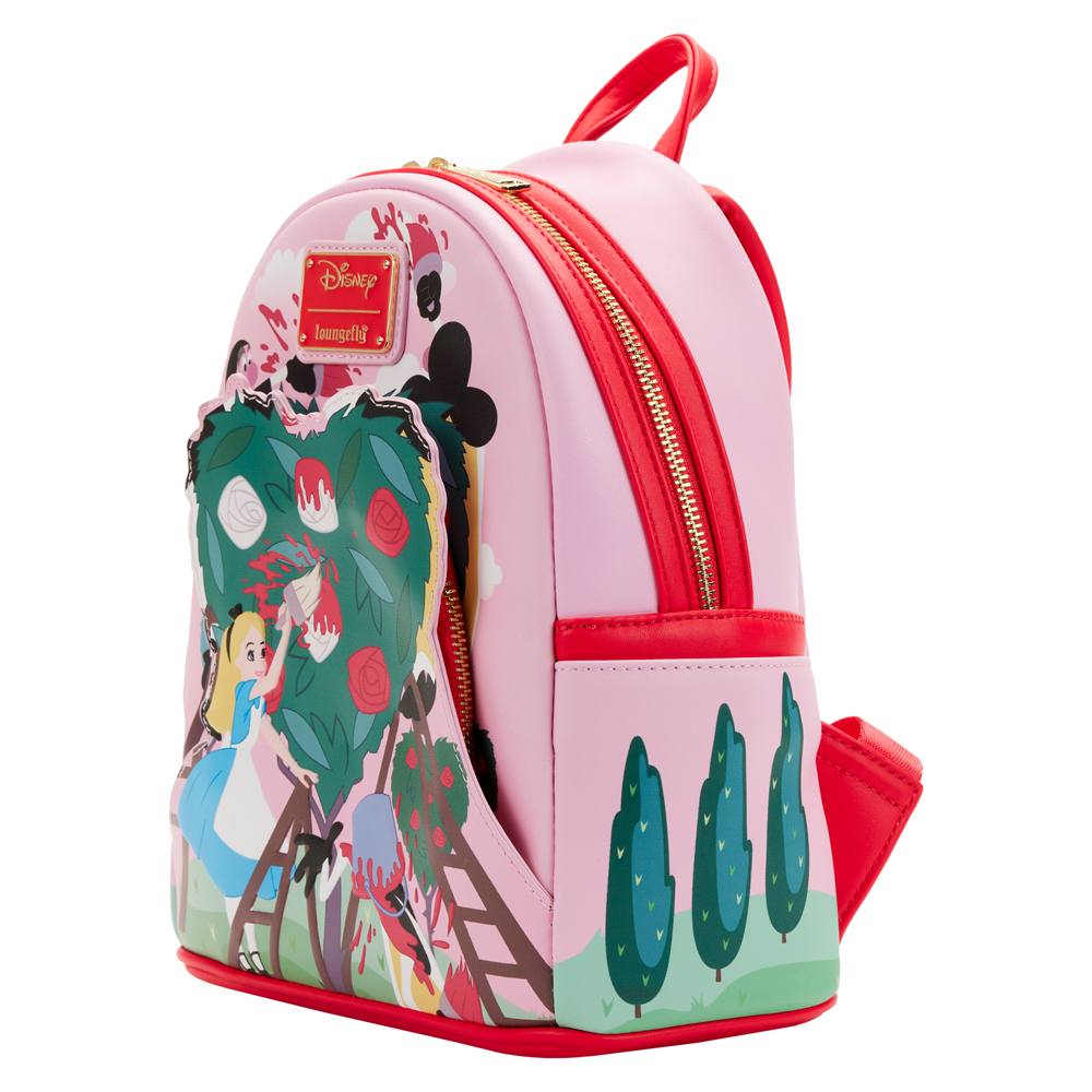 Loungefly: Disney Alice in Wonderland - Painting The Roses Red Mini Backpack