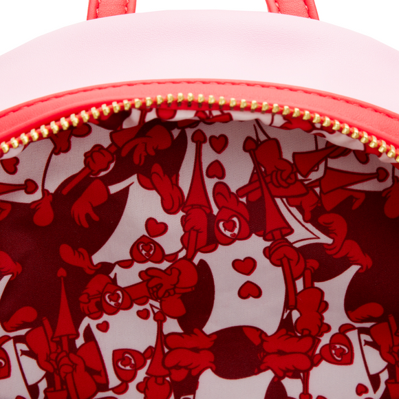 Loungefly: Disney Alice in Wonderland - Painting The Roses Red Mini Backpack - Bards & Cards