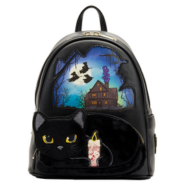 Loungefly: Disney - Hocus Pocus Binx Pocket Mini Backpack - Bards & Cards