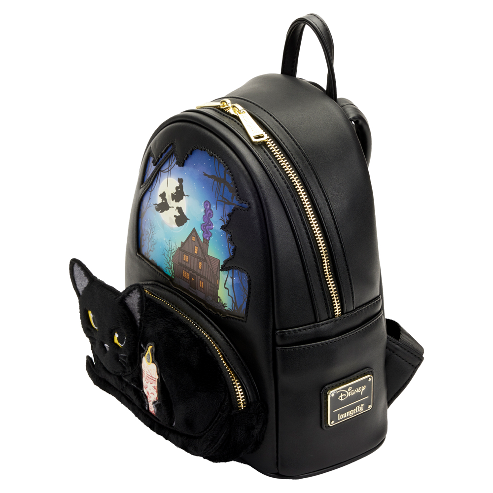 Loungefly: Disney - Hocus Pocus Binx Pocket Mini Backpack - 0