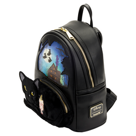 Loungefly: Disney - Hocus Pocus Binx Pocket Mini Backpack - Bards & Cards