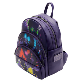 Loungefly: Disney Villains Triple Pocket Glow In The Dark Mini Backpack - Bards & Cards