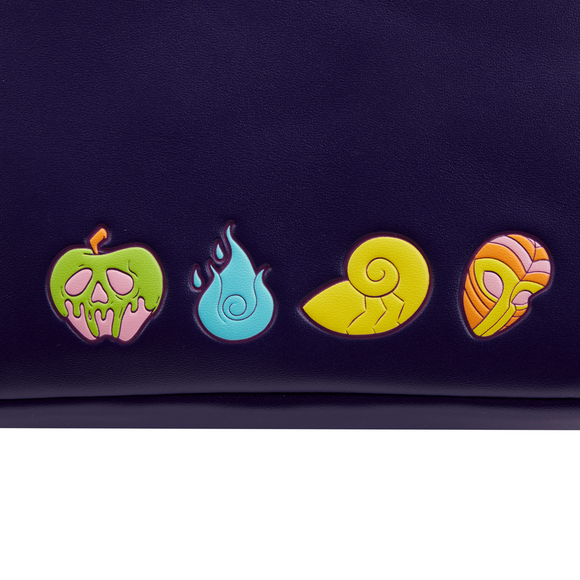 Loungefly: Disney Villains Triple Pocket Glow In The Dark Mini Backpack - Bards & Cards