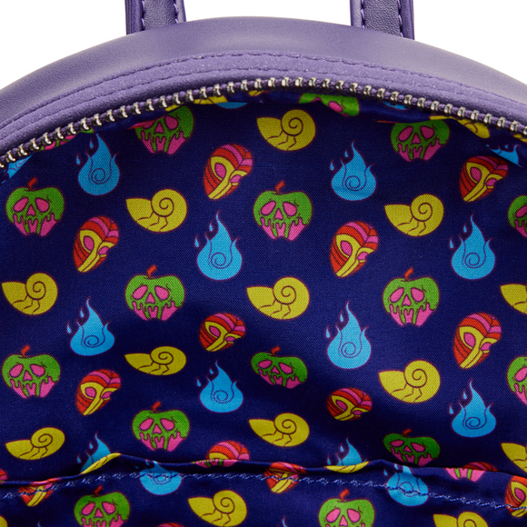 Loungefly: Disney Villains Triple Pocket Glow In The Dark Mini Backpack - Bards & Cards