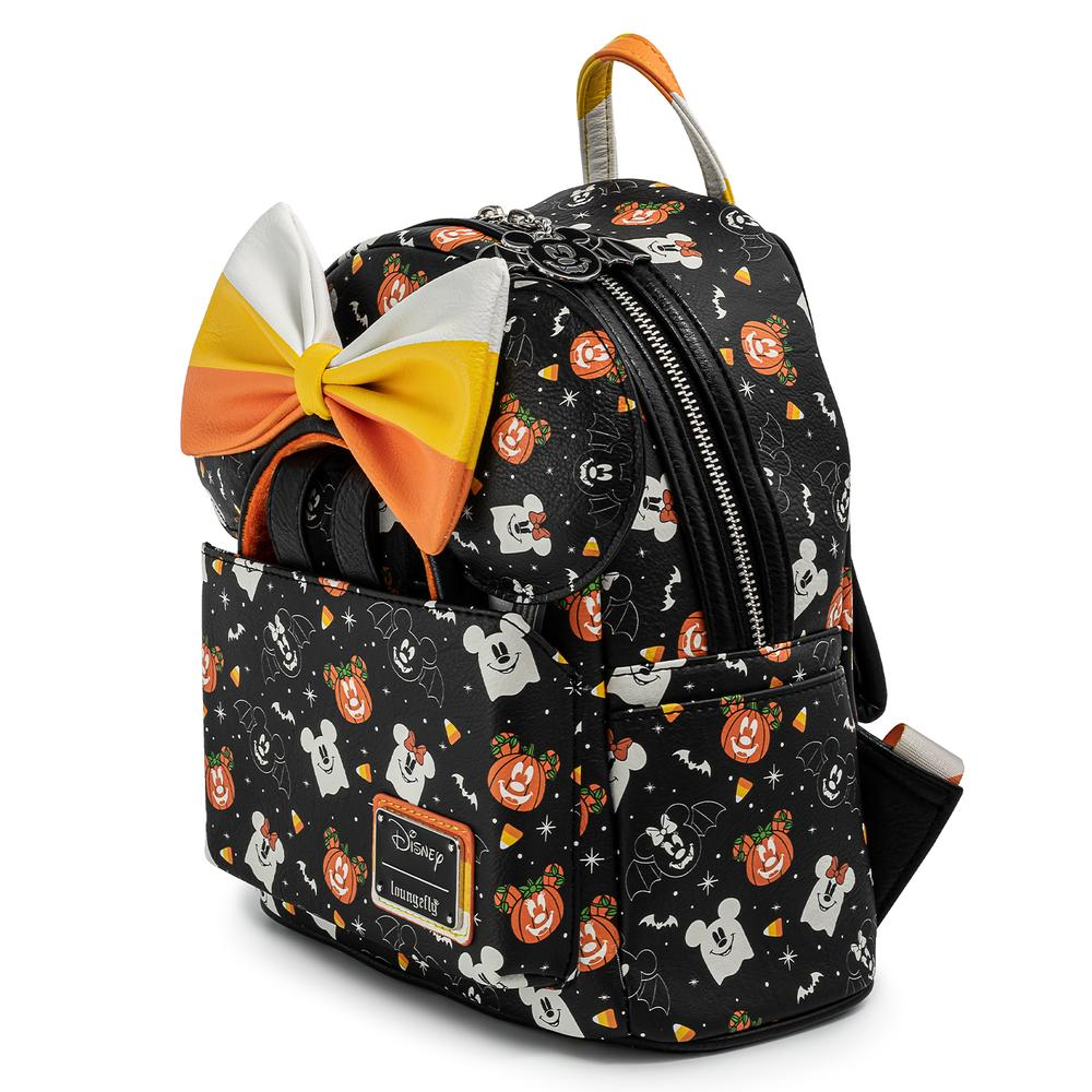 Loungefly: Disney Mickey and Minnie Candy Corn Mini Backpack and Headband Set - 0