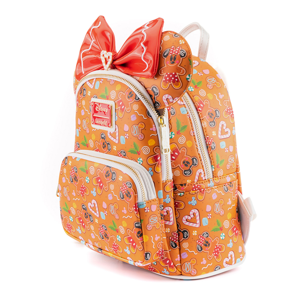 Loungefly: Disney Ginger Bread Micky and Minnie Mini Backpack and Headband Set