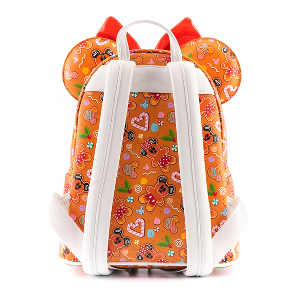 Loungefly: Disney Ginger Bread Micky and Minnie Mini Backpack and Headband Set - Bards & Cards