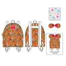 Loungefly: Disney Ginger Bread Micky and Minnie Mini Backpack and Headband Set - Bards & Cards
