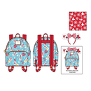 Loungefly: Disney - Minnie and Mickey Snowman Mini Backpack and Headband Set - Bards & Cards