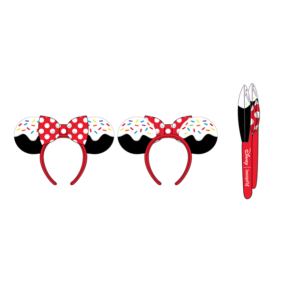 Loungefly: Disney Minnie Sweets Sprinkle Ears Headband - Bards & Cards
