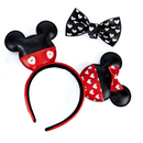 Loungefly: Disney - Mickey And Minnie Valentines Headband - Bards & Cards