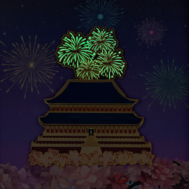 Loungefly: Disney - Mulan Castle 3-Inch Collector Box Pin - Bards & Cards