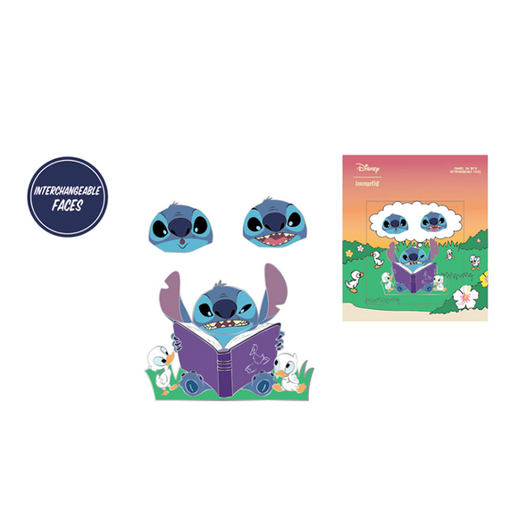 Loungefly: Lilo and Stitch - Stitch Mixed Emotions Pin Set of 4 - Bards & Cards