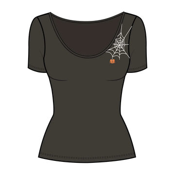 Stitch Shoppe by Loungefly: Disney Mickey Spider Web Kelly Top - Bards & Cards