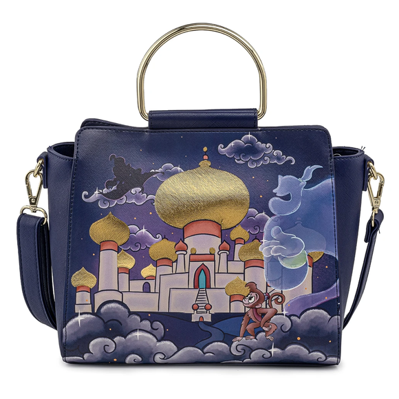 Loungefly: Disney - Aladdin Princess Jasmine Castle Crossbody Bag - Bards & Cards
