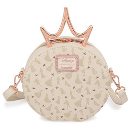 Loungefly: Disney Ultimate Princess Metal Crown Crossbody Bag - Bards & Cards