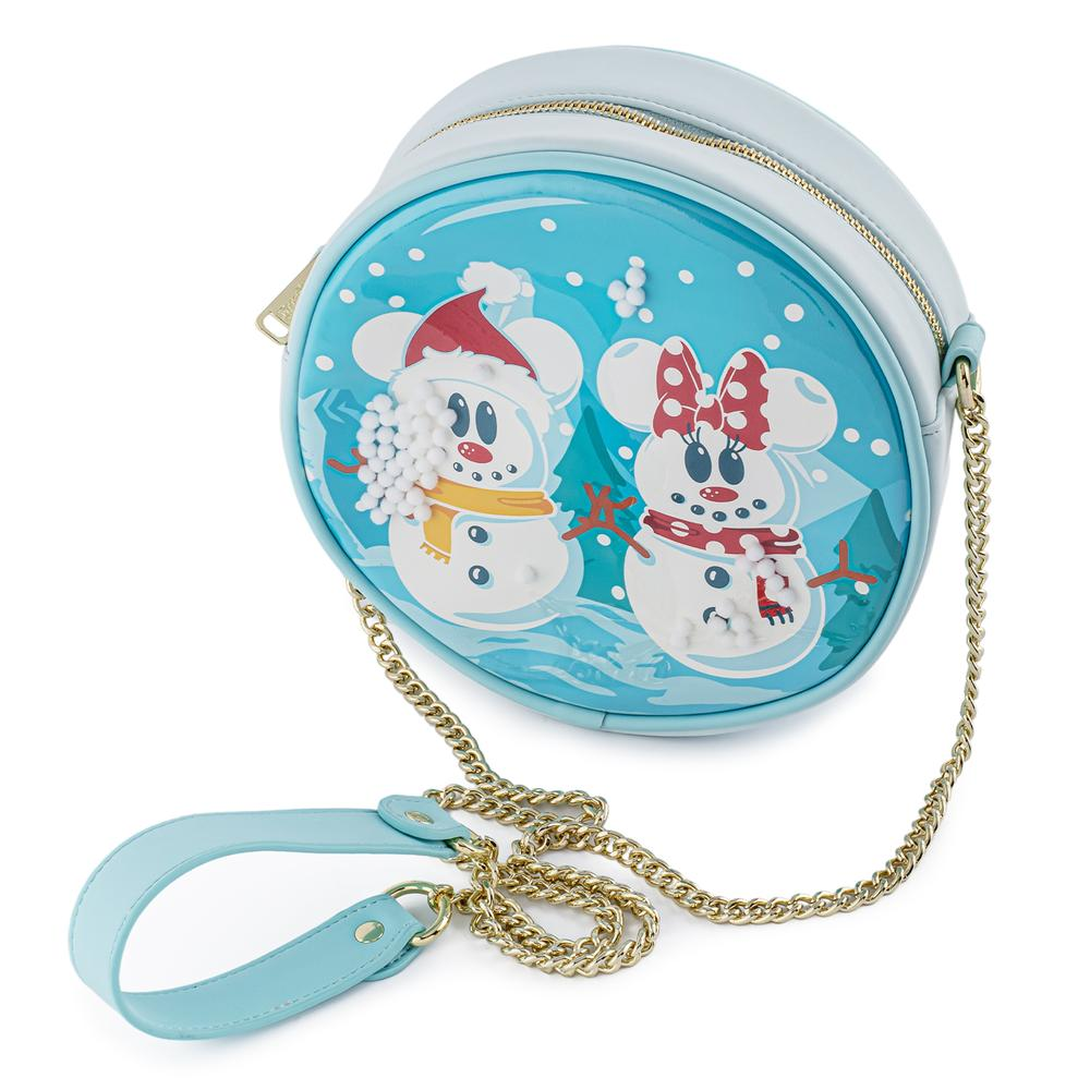 Loungefly: Disney - Mickey and Minnie Mouse Snow Globe Crossbody Bag - 0