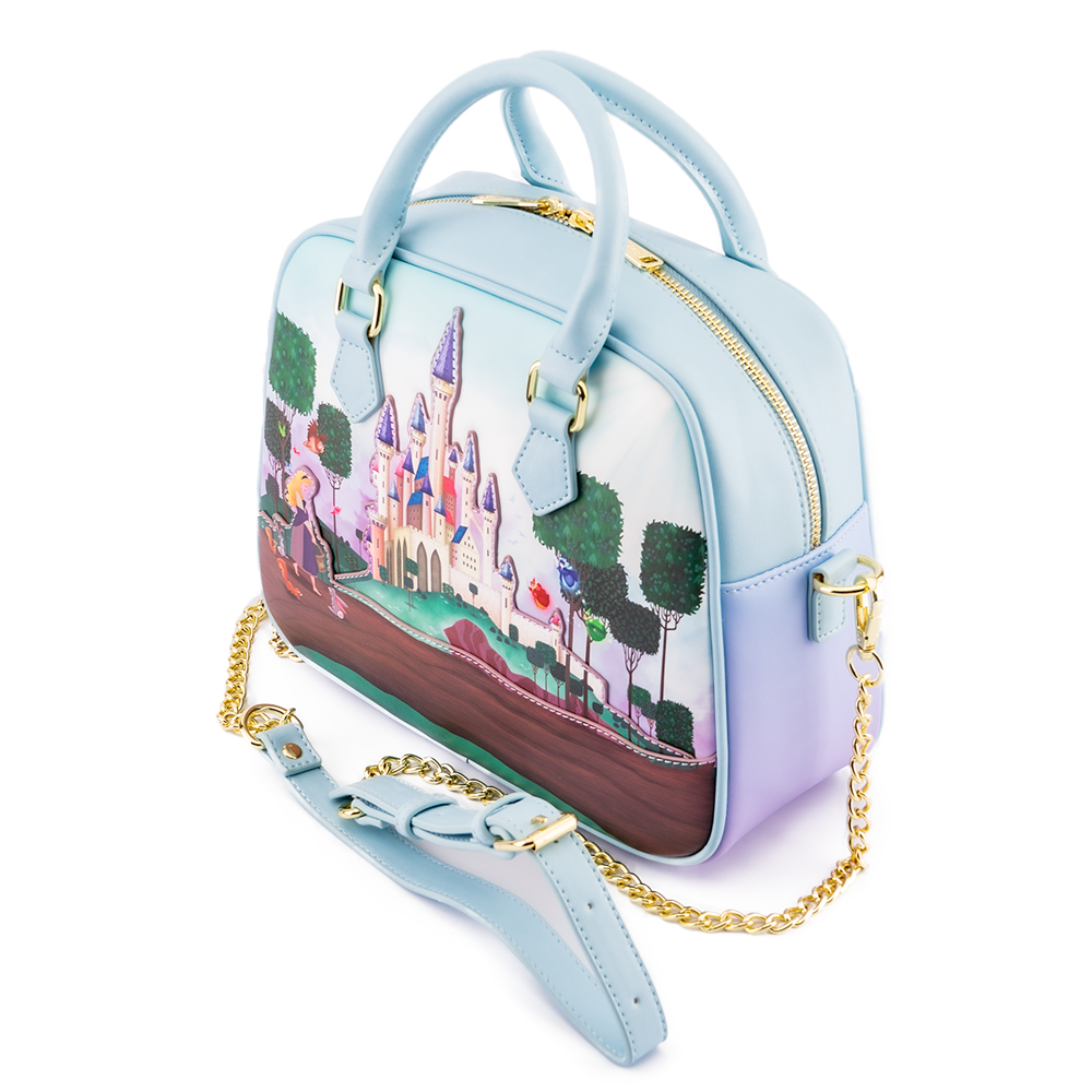 Loungefly: Disney - Princess Castle Series Sleeping Beauty Cross Body Bag - 0