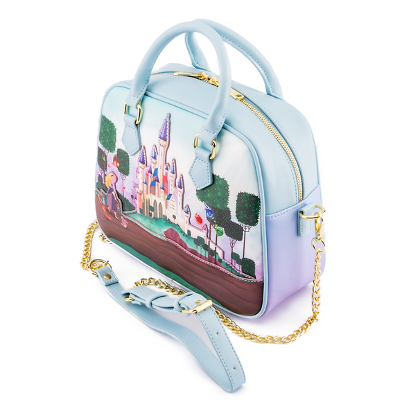 Loungefly: Disney - Princess Castle Series Sleeping Beauty Cross Body Bag - Bards & Cards