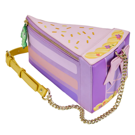Loungefly: Disney Tangled Rapunzel Cosplay Cake Cross Body Bag - Bards & Cards