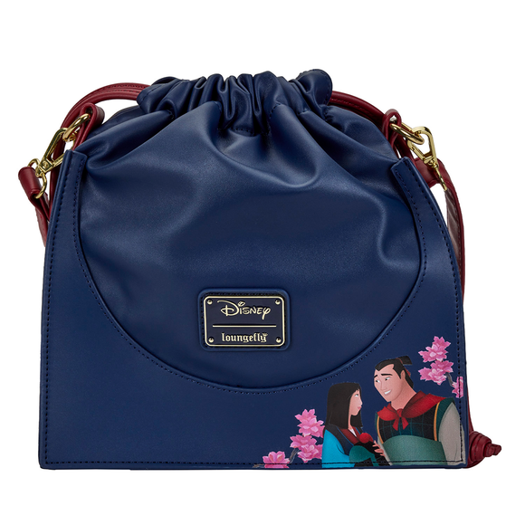 Loungefly: Disney Mulan Castle Cinch Sack Cross Body Bag - Bards & Cards