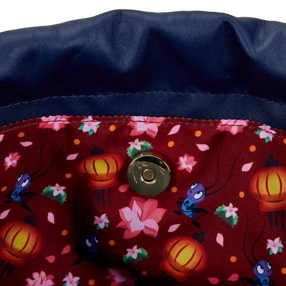 Loungefly: Disney Mulan Castle Cinch Sack Cross Body Bag - Bards & Cards