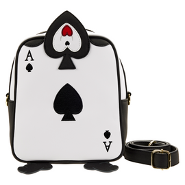 Loungefly: Disney Alice in Wonderland - Ace of Spades Cross Body Bag - Bards & Cards