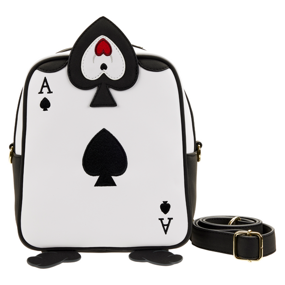 Loungefly: Disney Alice in Wonderland - Ace of Spades Cross Body Bag - Bards & Cards