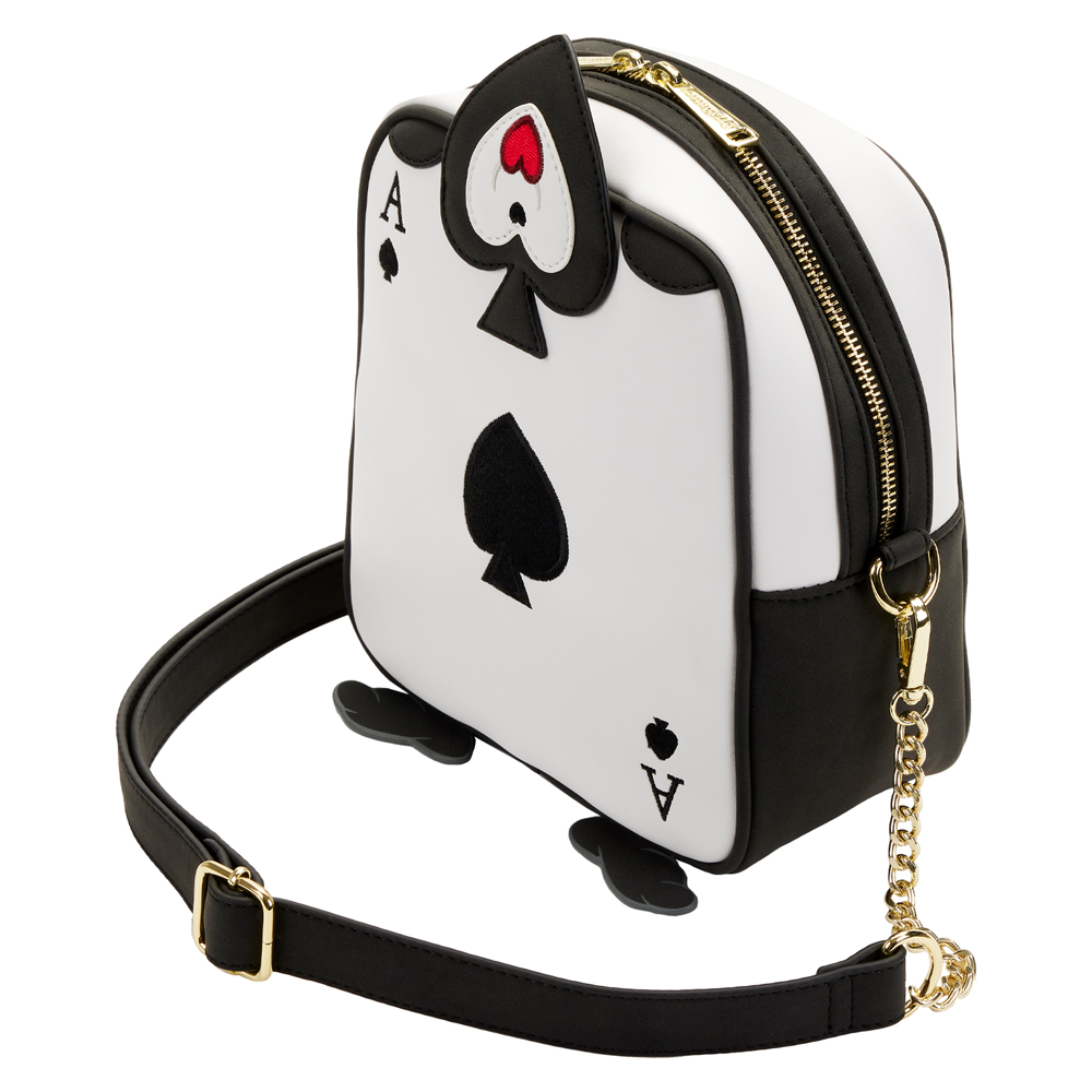 Loungefly: Disney Alice in Wonderland - Ace of Spades Cross Body Bag - 0