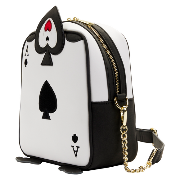 Loungefly: Disney Alice in Wonderland - Ace of Spades Cross Body Bag - Bards & Cards