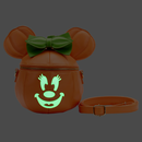 Loungefly: Disney - Glow Face Pumpkin Minnie Figural Cross Body Bag - Bards & Cards