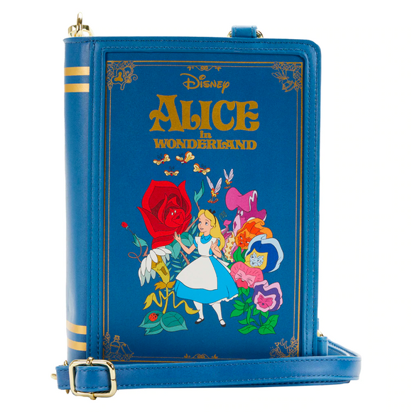 Loungefly: Disney - Alice in Wonderland Convertible Crossbody Bag - Bards & Cards