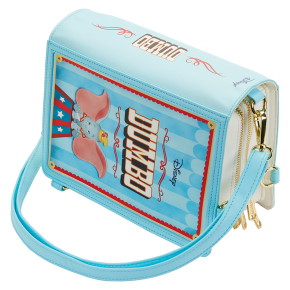 Loungefly: Disney - Dumbo Book Series Convertible Crossbody Bag - Bards & Cards