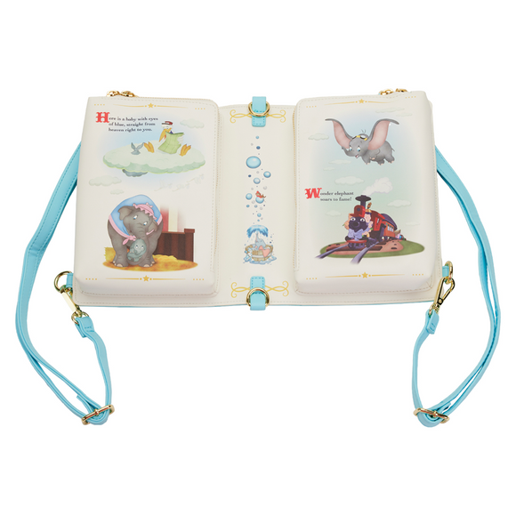 Loungefly: Disney - Dumbo Book Series Convertible Crossbody Bag - Bards & Cards