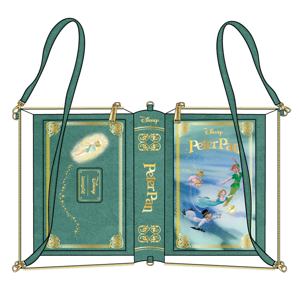 Loungefly: Disney - Peter Pan Book Series Convertible Backpack - 0