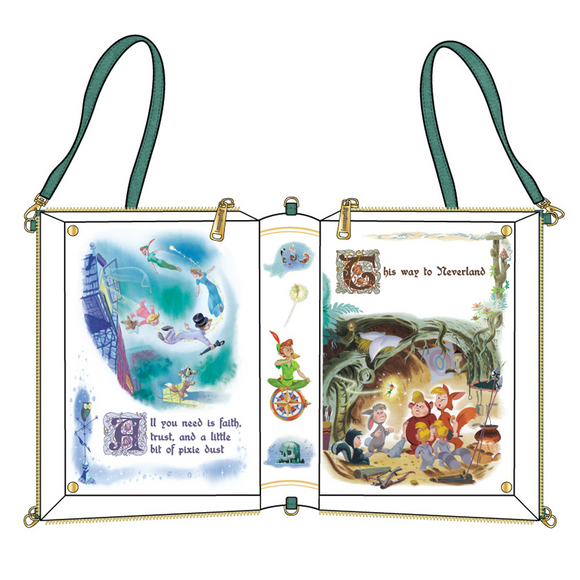 Loungefly: Disney - Peter Pan Book Series Convertible Backpack - Bards & Cards
