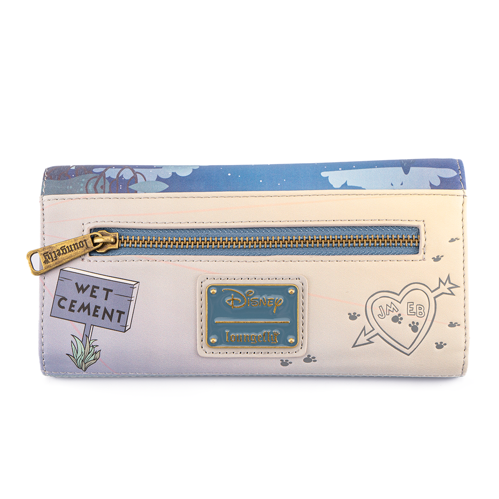 Loungefly: Disney Lady and the Tramp Wet Cement Flap Wallet