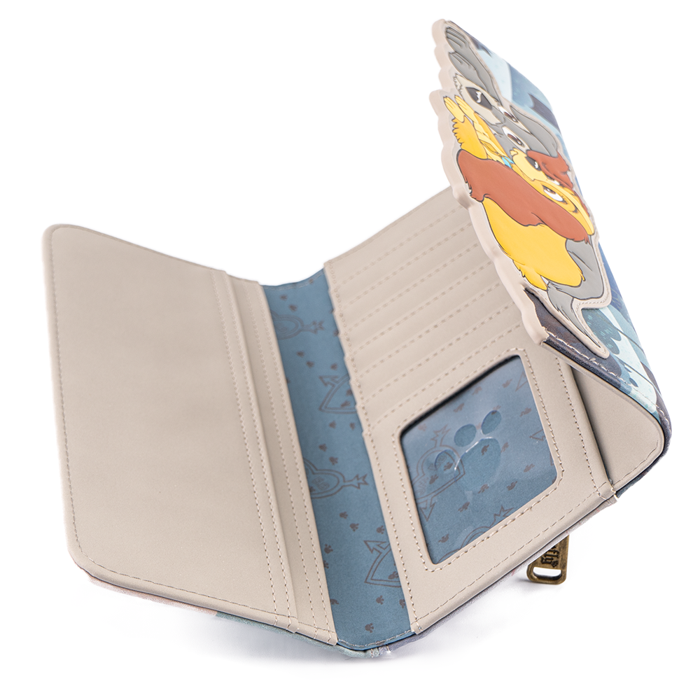 Loungefly: Disney Lady and the Tramp Wet Cement Flap Wallet