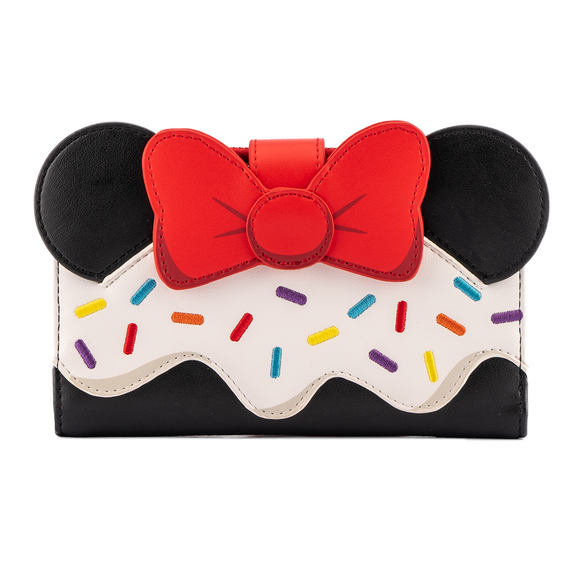 Loungefly: Disney Minnie Sweets Collection Flap Wallet - Bards & Cards