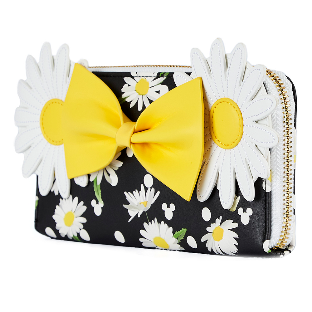 Loungefly: Disney - Minnie Mouse Daisies Zip Around Wallet - 0