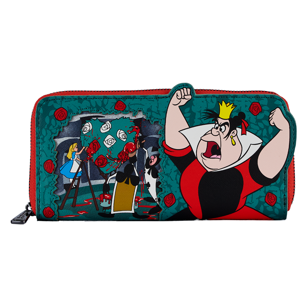 Loungefly: Disney - Villains Scene Series Queen Of Hearts Zip Around Wallet