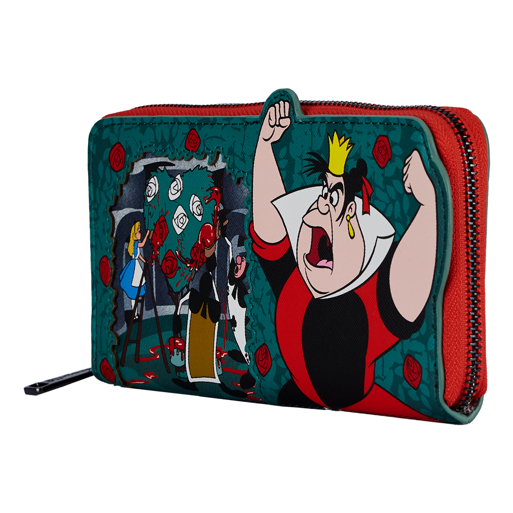 Loungefly: Disney - Villains Scene Series Queen Of Hearts Zip Around Wallet - 0