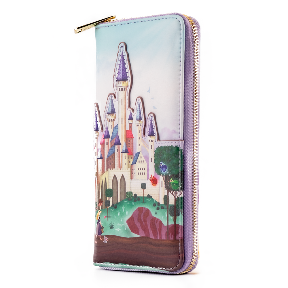 Loungefly: Disney - Princess Castle Series Sleeping Beauty Zip Around Wallet - 0