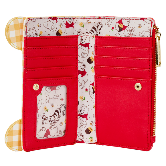 Loungefly: Disney Winnie The Pooh Gingham Wallet - Bards & Cards