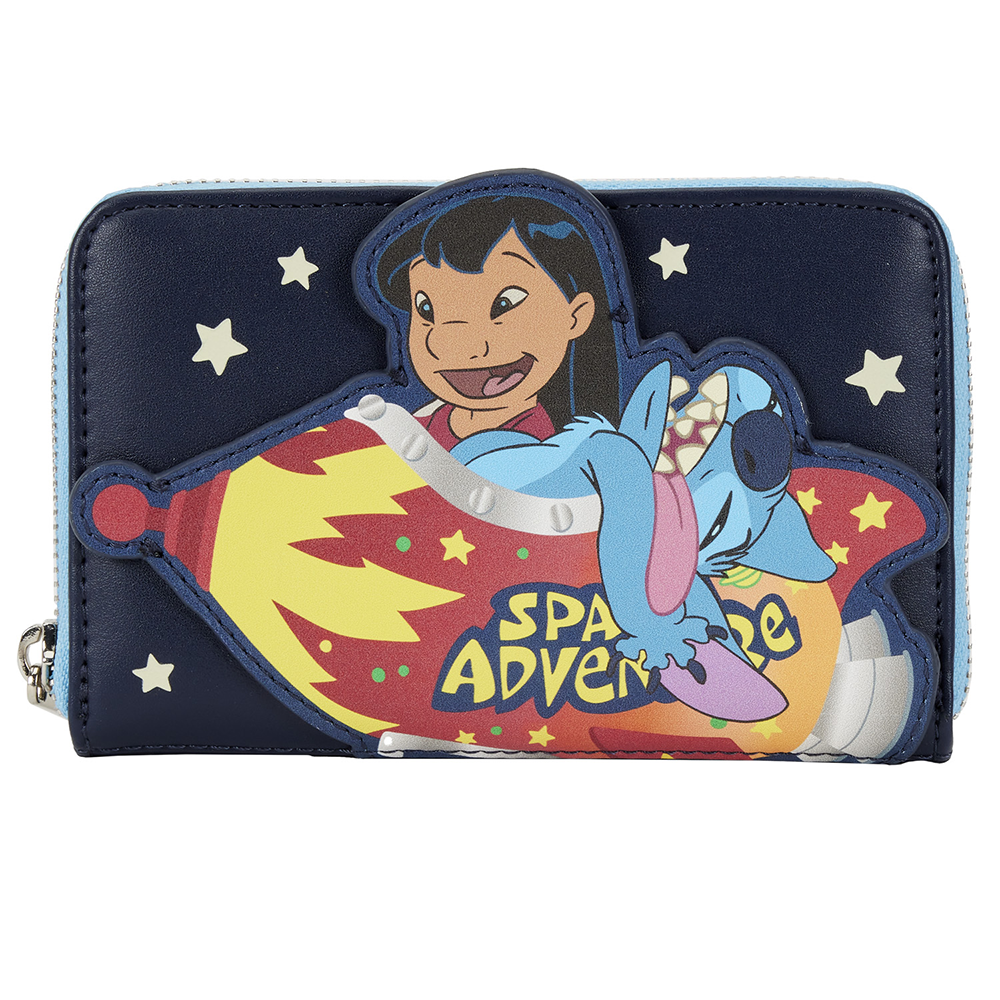 Loungefly: Disney Lilo And Stitch Space Adventure Zip Around Wallet