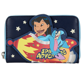 Loungefly: Disney Lilo And Stitch Space Adventure Zip Around Wallet - Bards & Cards