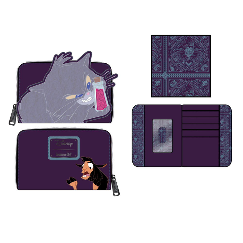 Loungefly: Disney Emperor's New Groove Yzma Kitty Zip Around Wallet